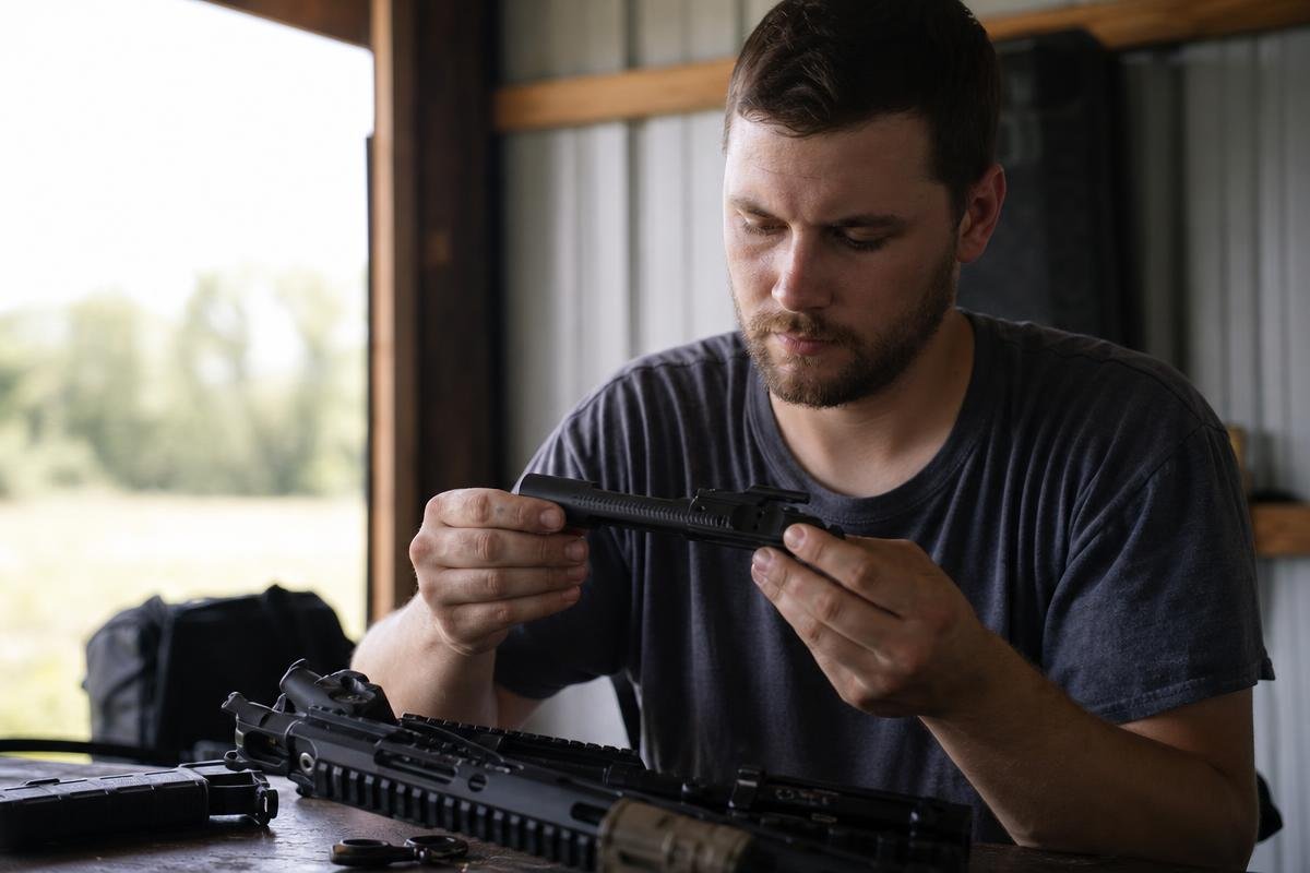 AR-15 cleaning interval based on round count