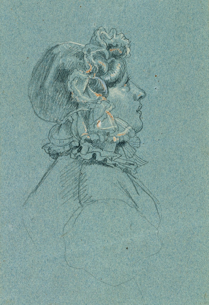 Studie zur Rückkehr des Kaisers Franz aus Pressburg 1828