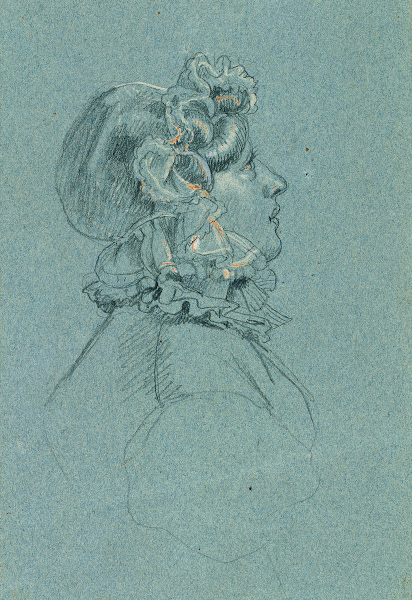 Studie zur Rückkehr des Kaisers Franz aus Pressburg 1828