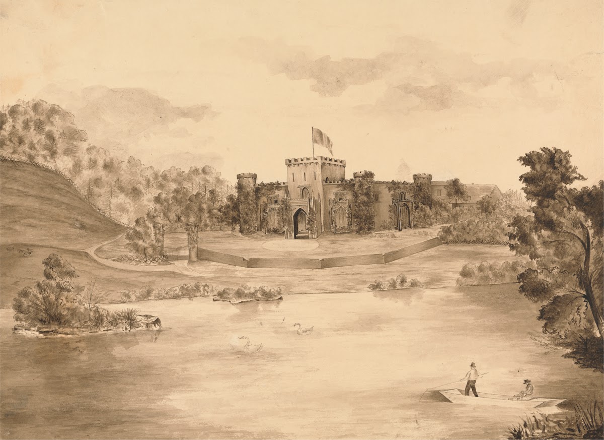 River Landscape with Castle