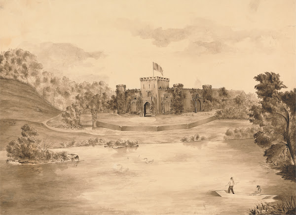 River Landscape with Castle