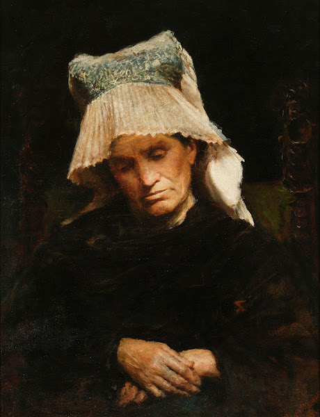 Old woman in a cap 1876