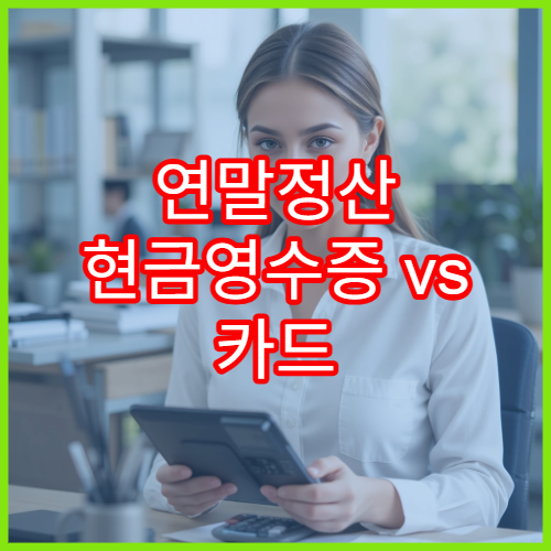 연말정산 현금영수증 vs 카드 공제 | 어떤 게 더 유리할까?