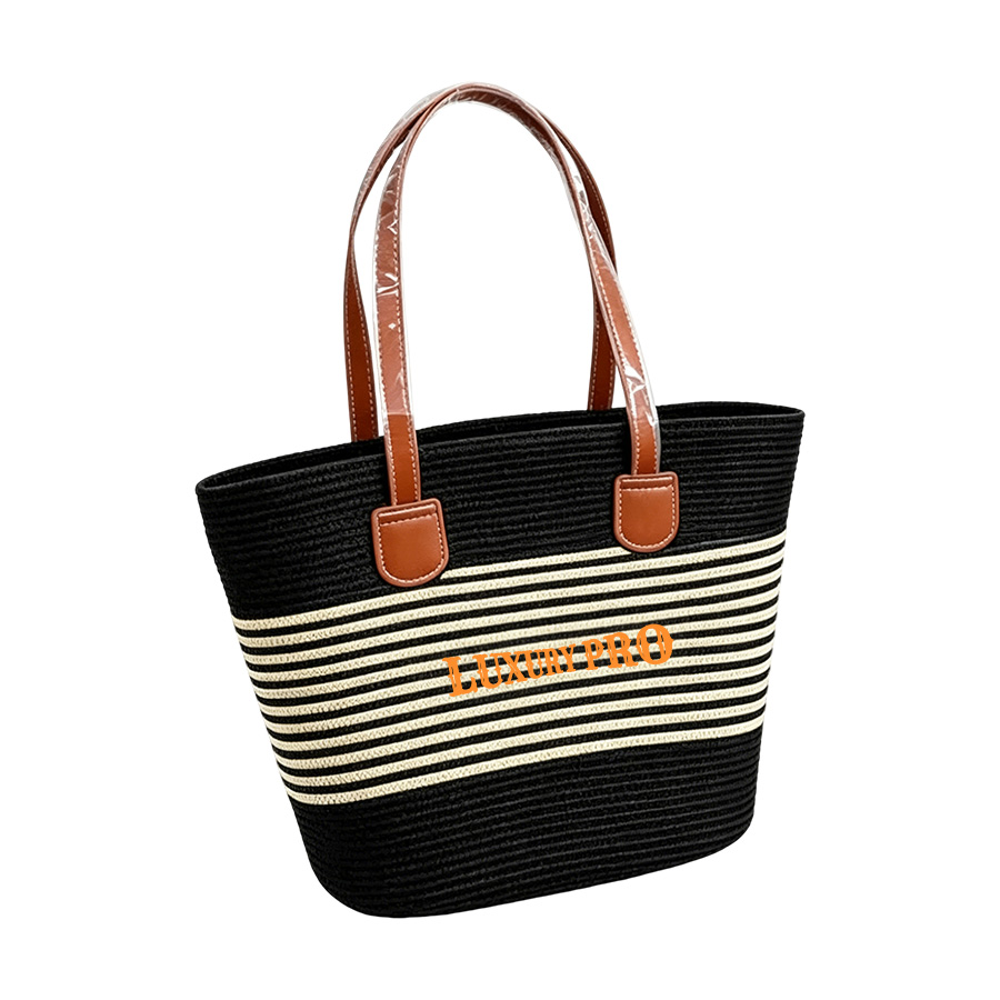 Letter Sticker Tote Bag