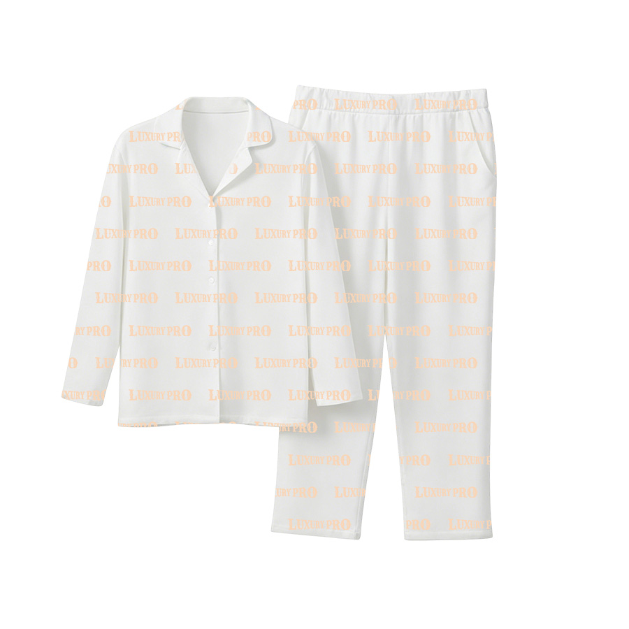 AOP Long Sleeve & Long Pants Pajama Set