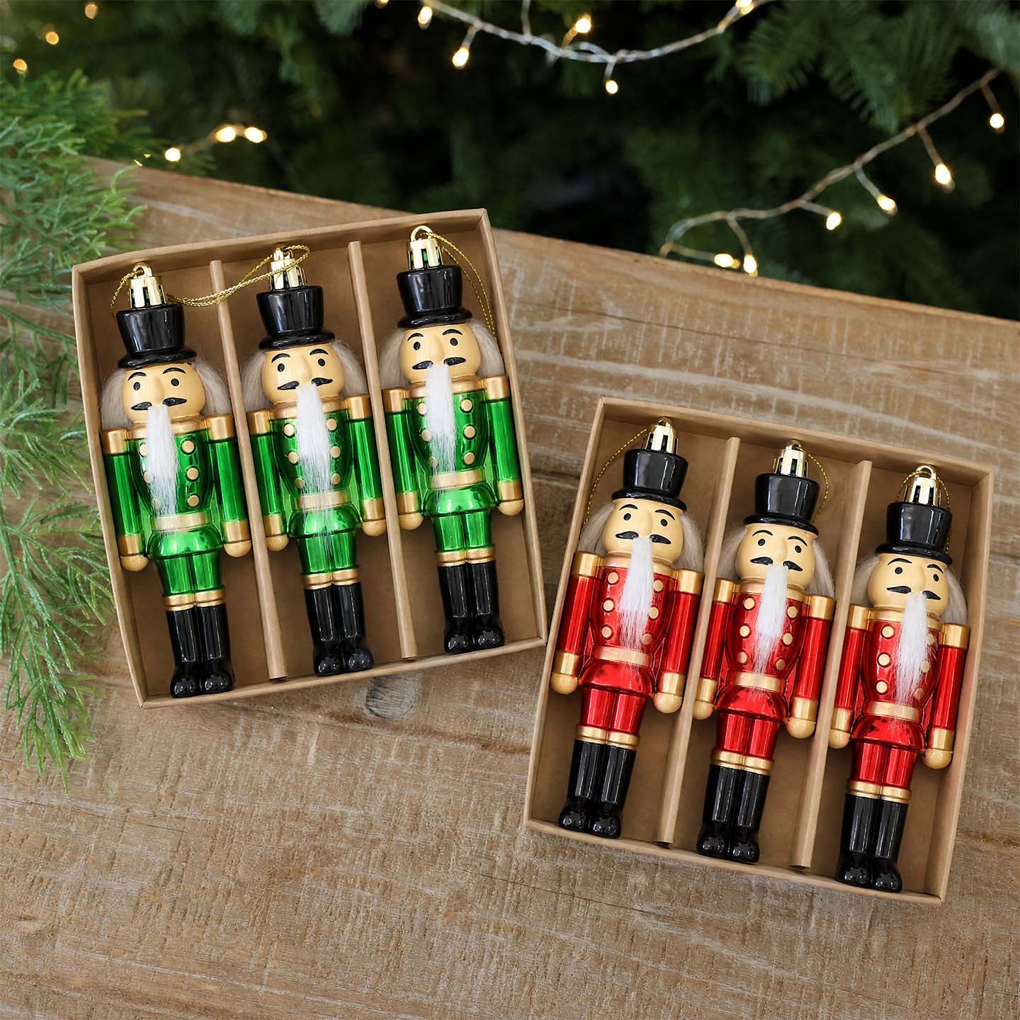Nutcracker Ornament, Set of 3