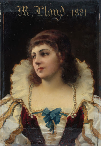 Portrait de Mademoiselle LLoyd Marie Emilie Jolly 1842 1897 dite sociétaire de l