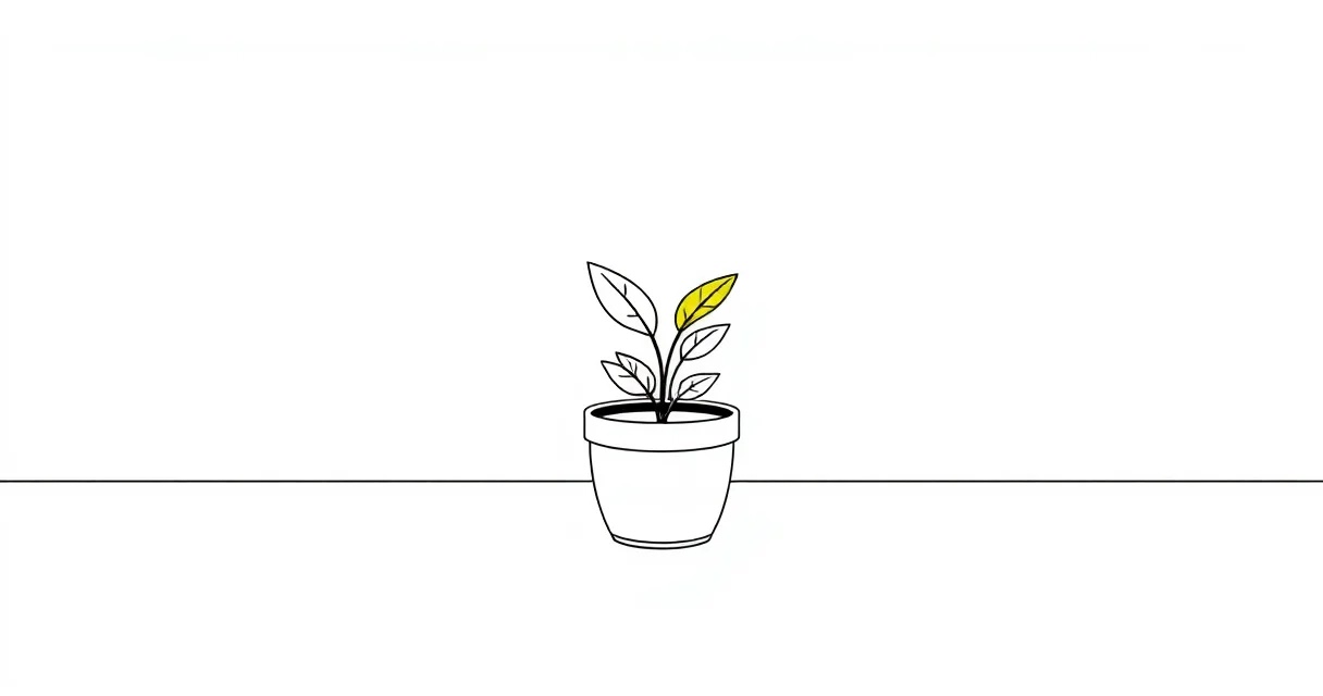 가을 우울증 극복을 위한 식물 돌보기 이미지