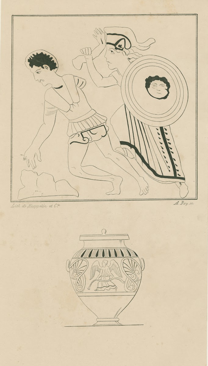 Athena battling a giant 1844 1861