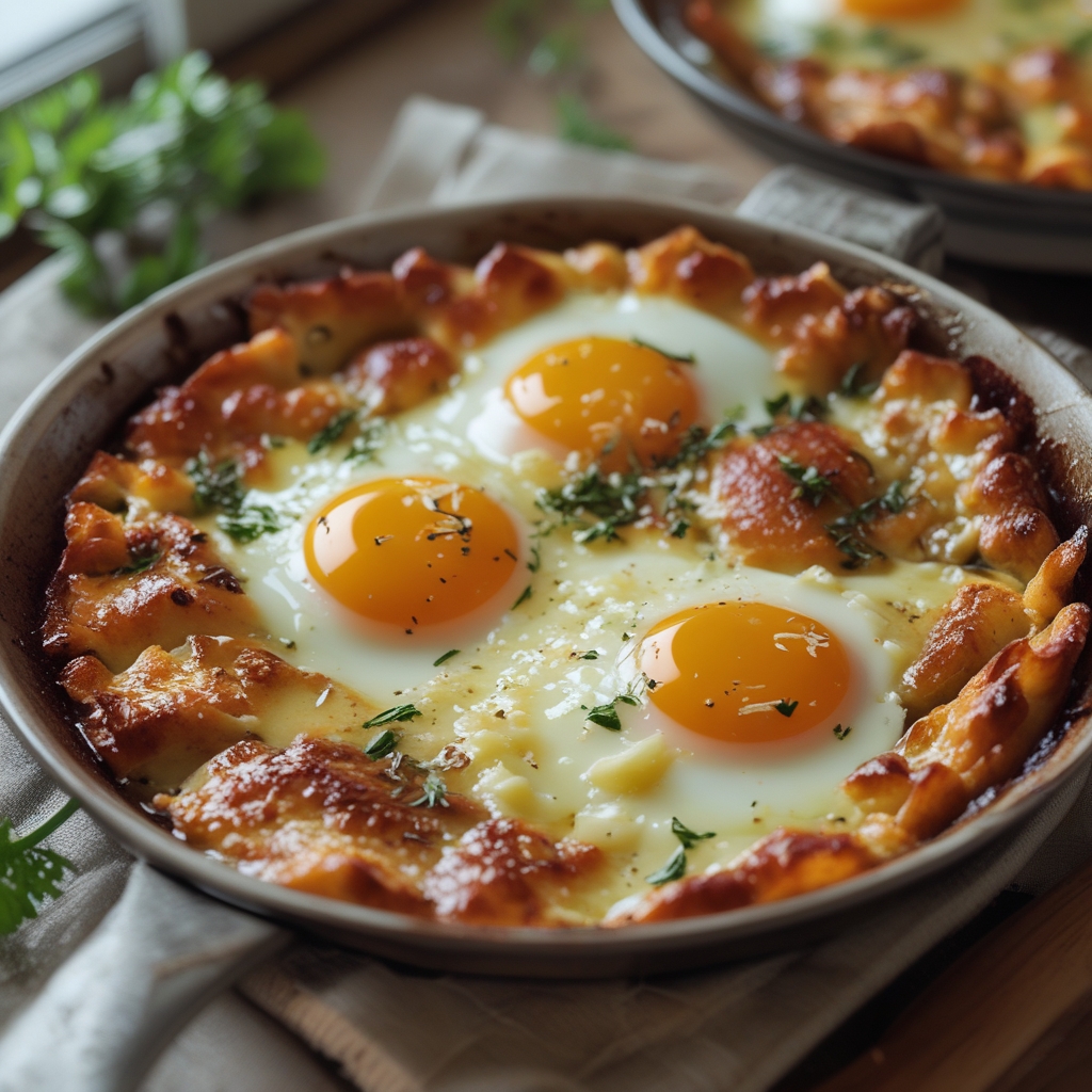 Baked Feta Eggs Recipe – Quick & Easy Comfort Breakfast