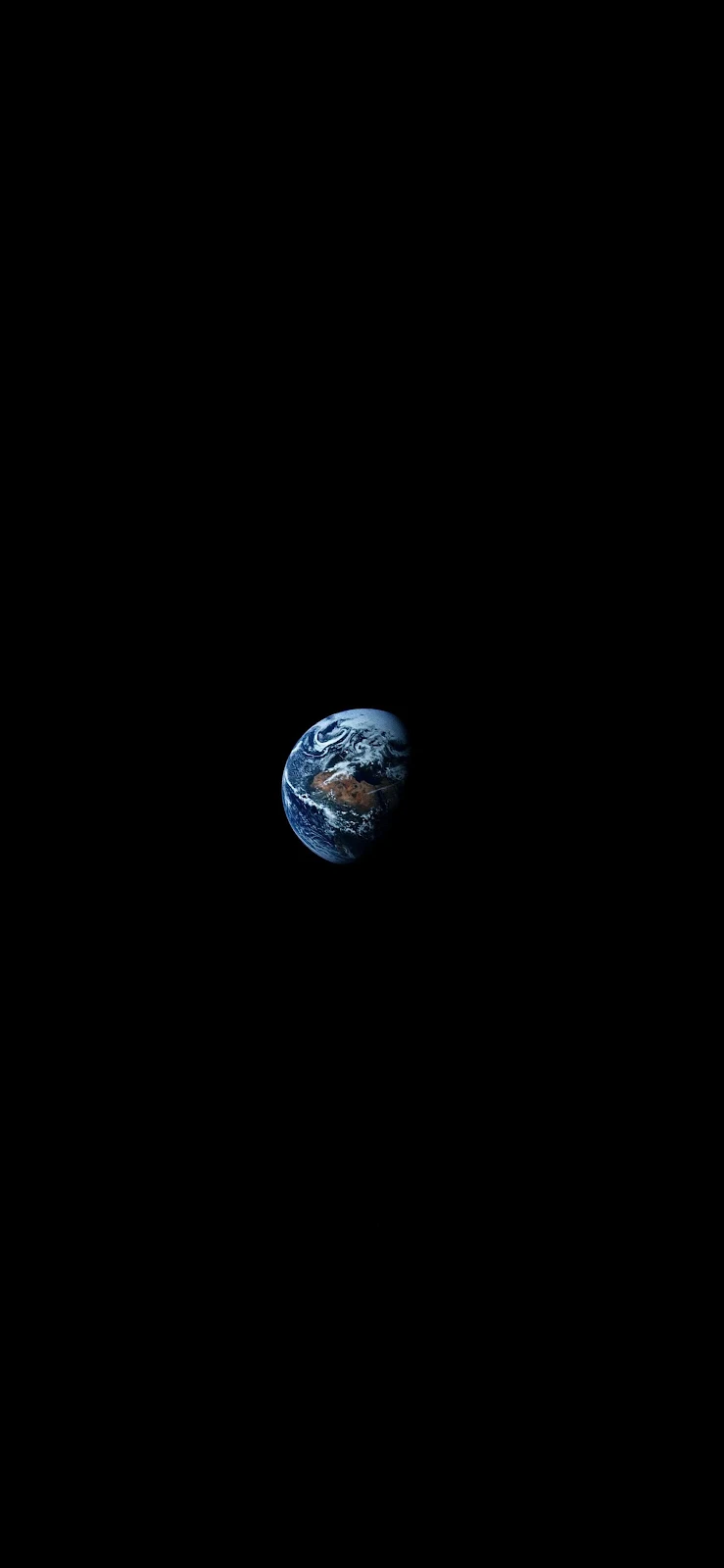 Planet Earth In Deep Space - Space Photography 2K iPhone Wallpaper (1742x3774)