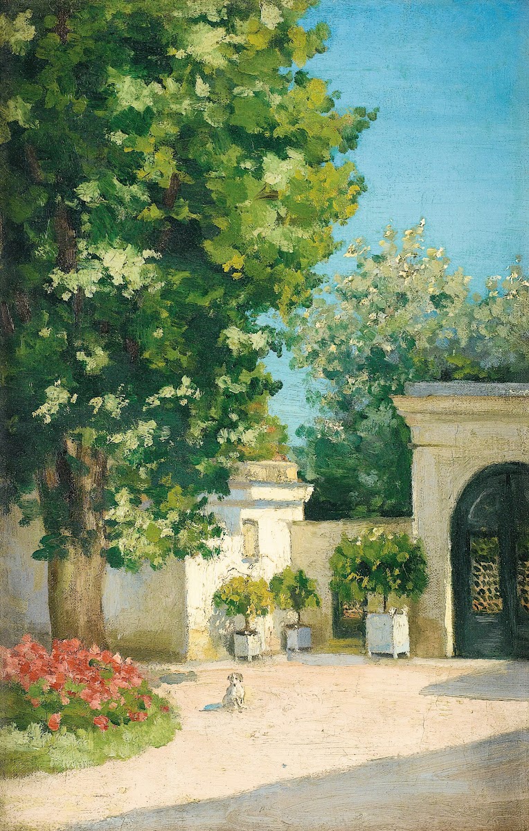 Yerres De LExèdre Le Porche De La Demeure Familiale circa 1875