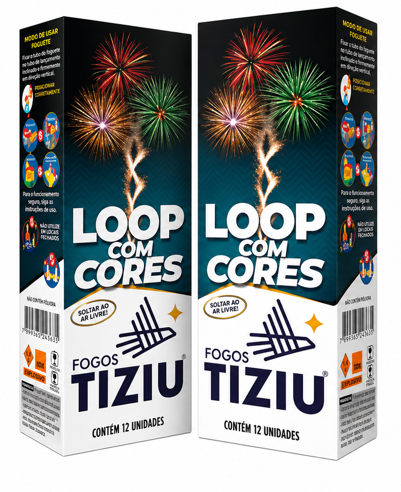 Foguete Loop de Cores