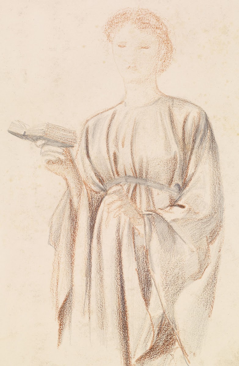 The Rose Garden  Study of Georgiana Burne Jones