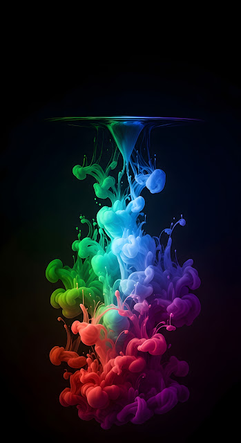 Abstract Fluid Color Dark - Free mobile Wallpaper