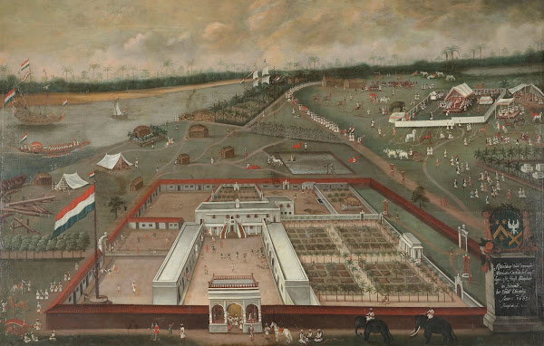 The Trading Post of the Dutch East India Company in Hooghly Bengal 1665