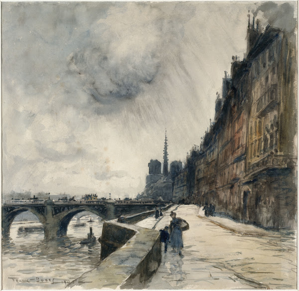 Quai de Béthune et pont de la Tournelle 1901
