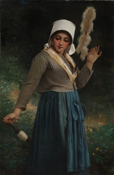 Jeune paysanne de la Creuse