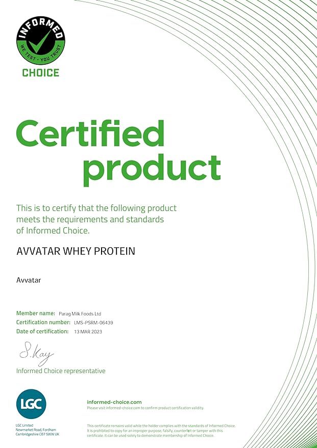 Avvatar Whey Protein Mango Rush Flavour