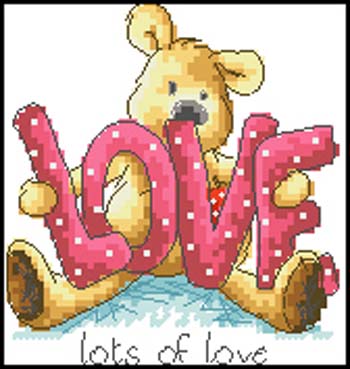 CMP NL3001 Newton Bear Lots Of Love