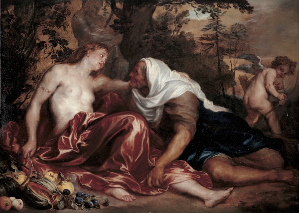 Vertumnus and Pomona circa 1625