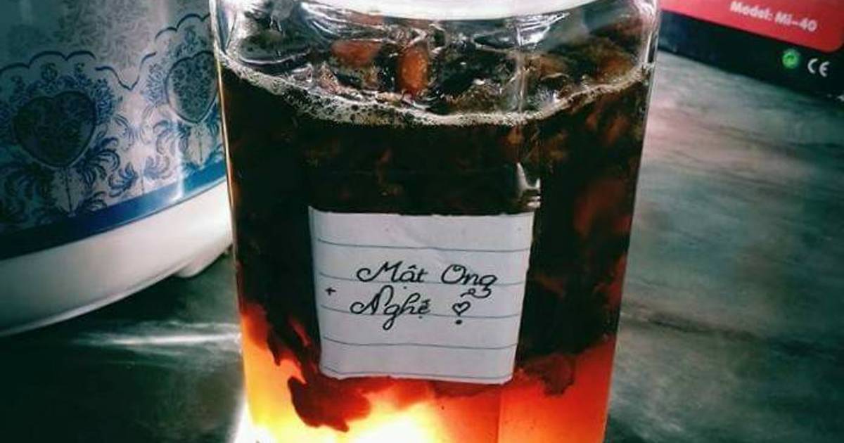 Siro mật ong nghệ