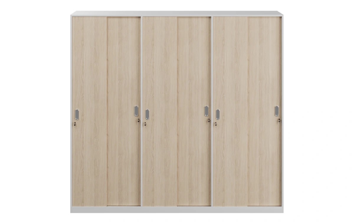 RADAR Color Full Height Six-Door Sliding (File) Cabinet