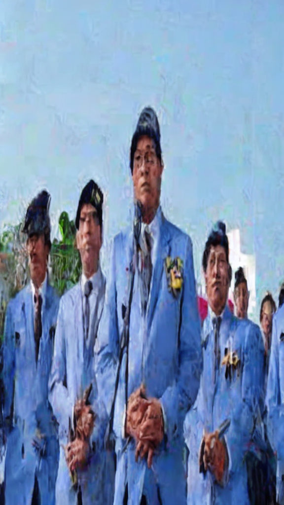 Mantan Panglima TNI Yudo Margono saat memimpin kegiatan ziarah di Taman Makam Pahlawan Kalibata.