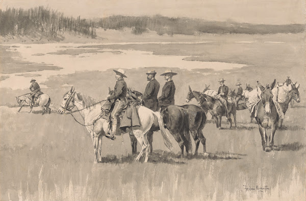 On the Head WatersBurgess Finding a Ford ca 1893