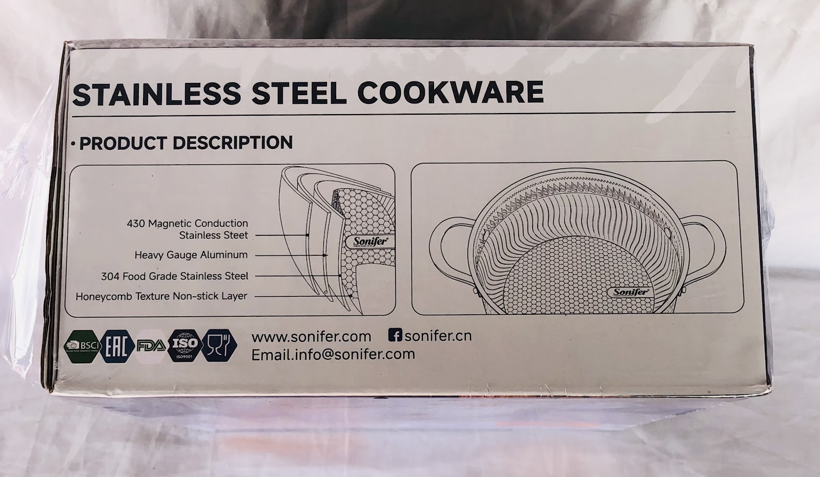 Photo 2 of Stainless steel casserole (SF-1267) 28cm