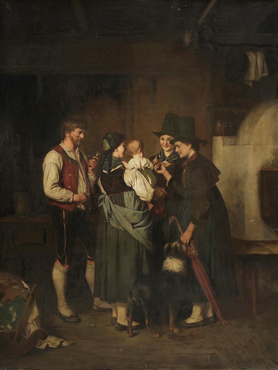 Besuch der Tanten 1875