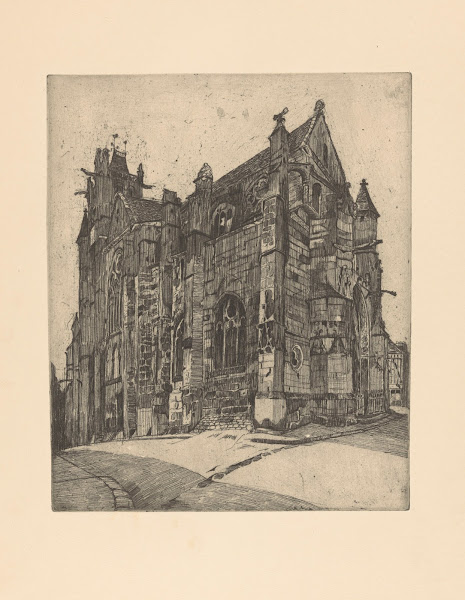 Notre Dame of the Nativity Catholic Church in Moret sur Loing 20th century