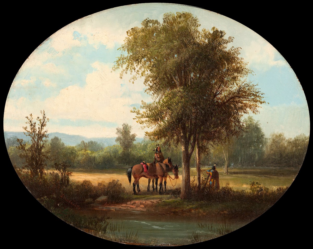 A Morning in Milk River Valley ca 1870
