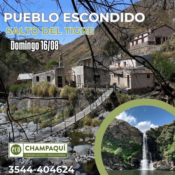 Excursión a Pueblo Escondido y Salto del Tigre