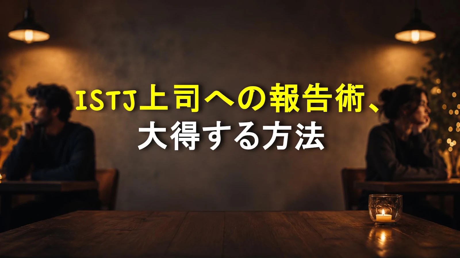 ISTJ上司への報告術、大得する方法
