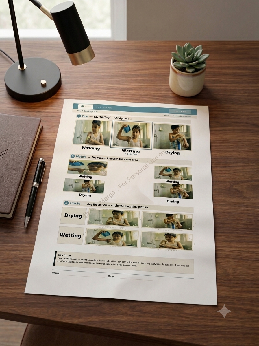 Free Able Marga printable worksheet for parents to try at home