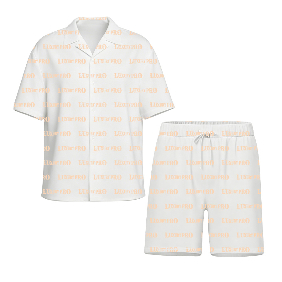 Beach Shorts & Brazilian Collar Shirt Set