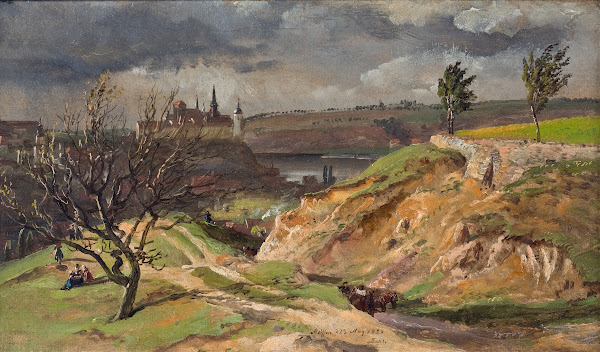 View of MeissenStudy 1828