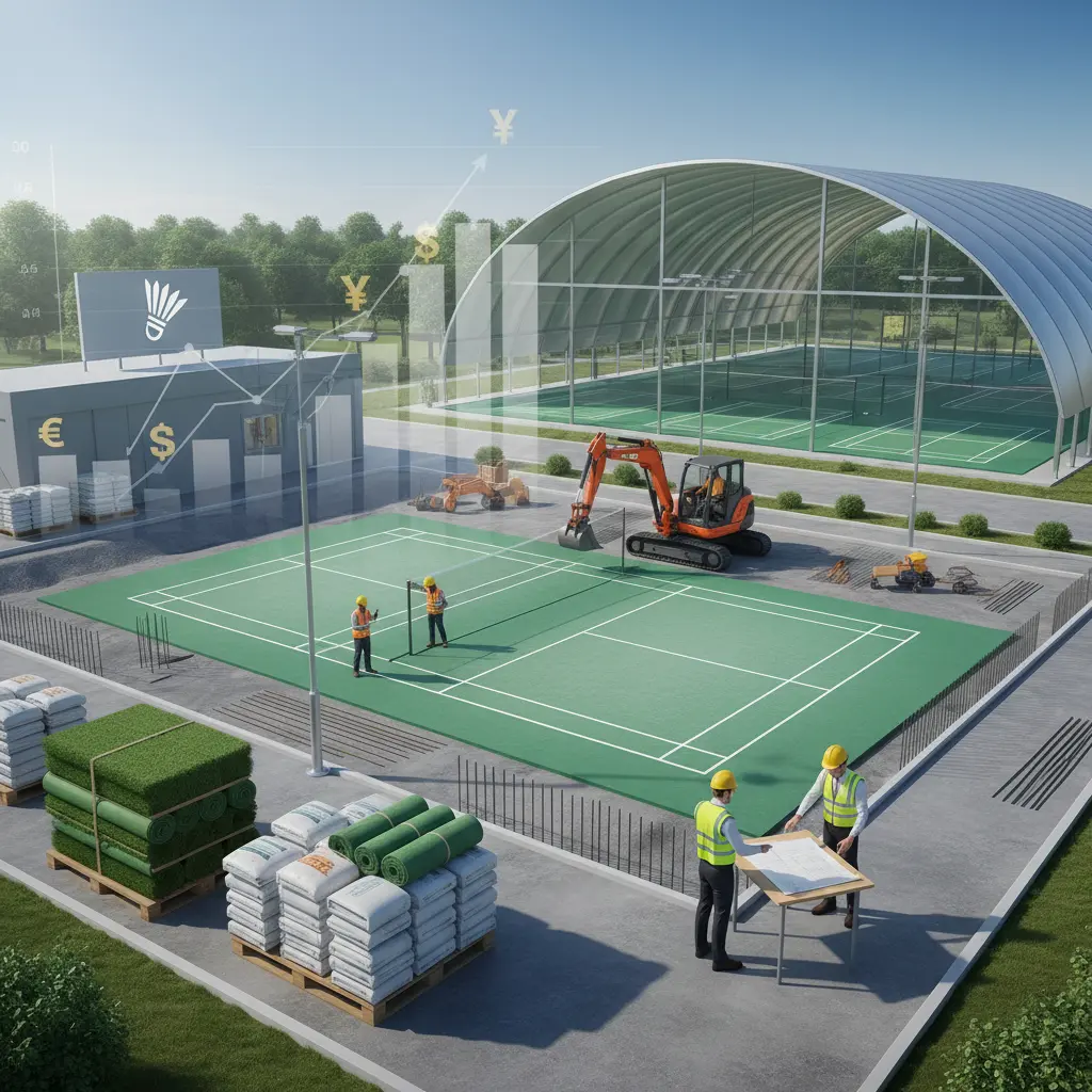 Estimasi biaya pembuatan lapangan badminton untuk bisnis sewa