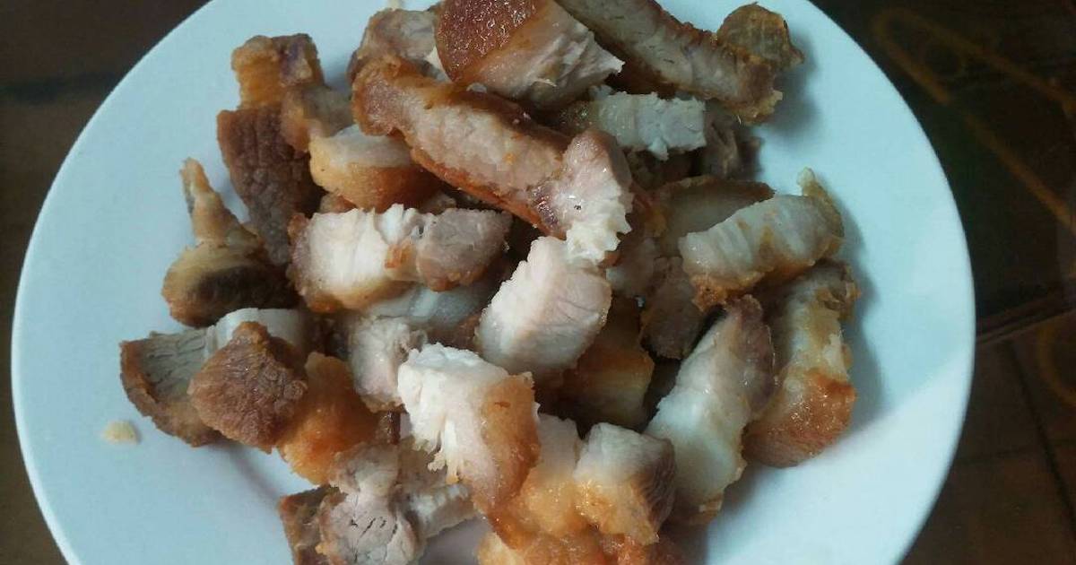 Thịt ba chỉ áp chảo