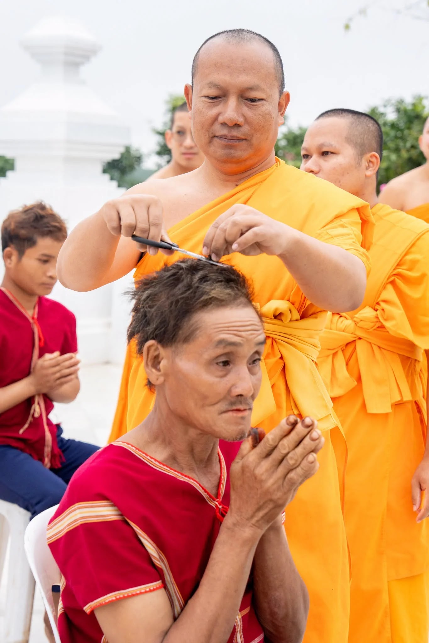 ภาพประกอบ โครงการบรรพชาและอุปสมบทหมู่เข้าพรรษา