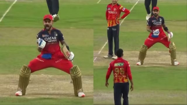 Virat kolhi aggresive celebration