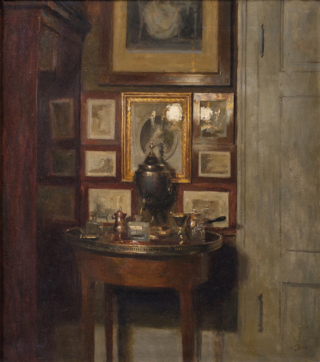 Interiør Med En Samovar Aften 1902
