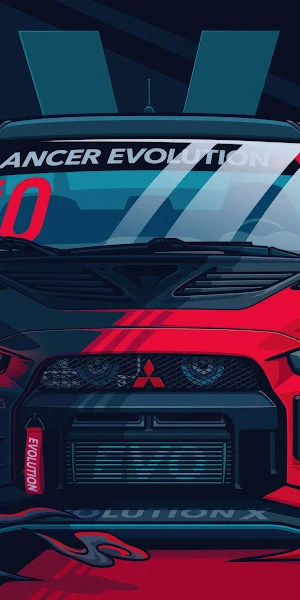 Mitsubishi Lancer Evo X 4K Wallpaper Background