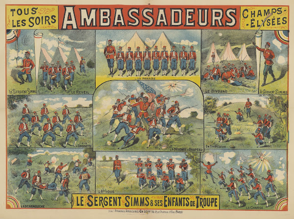 Tous les soirs Ambassadeurs Champs Élysées Le sergent Simms  ses enfants de trou