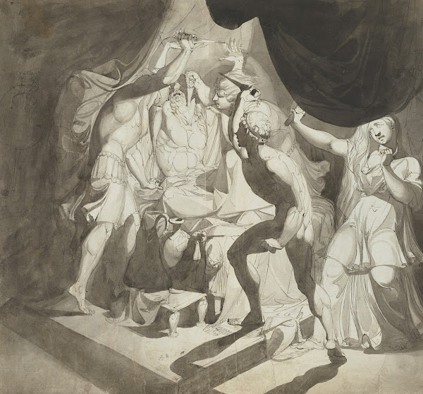 An Old Man Murdered by Three Younger Men early 1770s