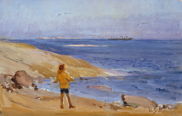 Antti on a Rocky Beach 1908   1915