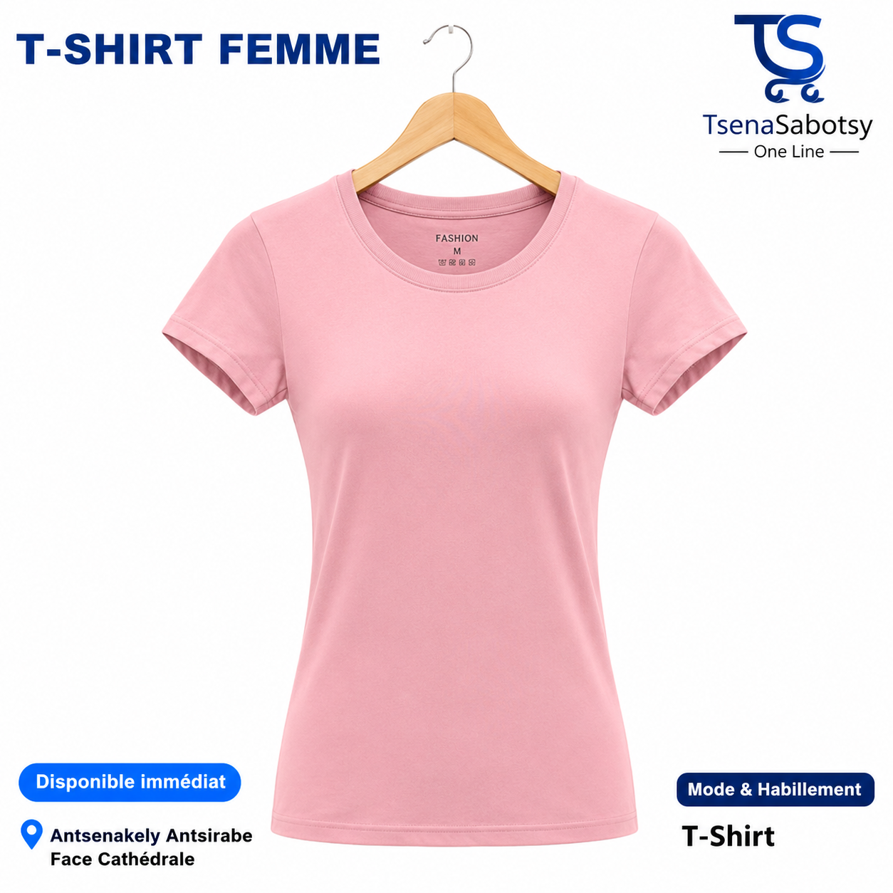 T-Shirt Femme Rose