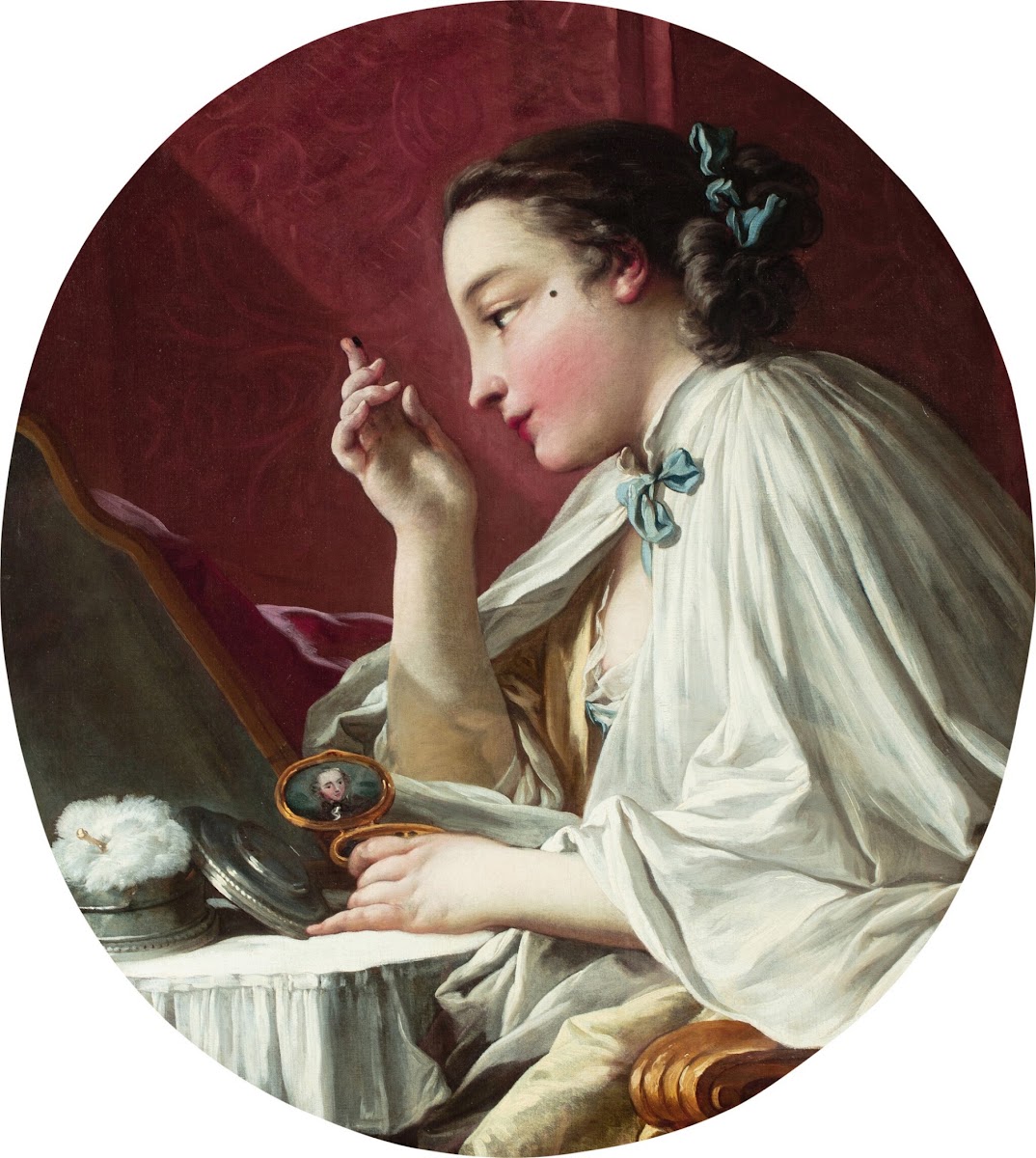 Une dame à sa toilette also calledLa Mouche