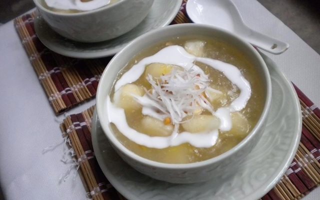 Chè Khoai Mì Nước Cốt Dừa